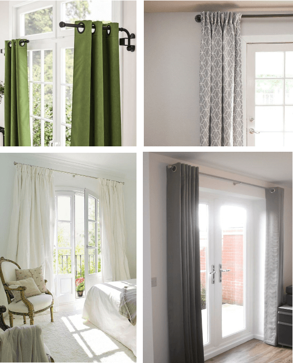 How To Customize Curtains For French Door Blog   Curtains And Drapes For French Door 